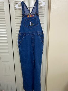 Peanuts • Vintage • Snoopy • Denim Overalls • 100% Cotton